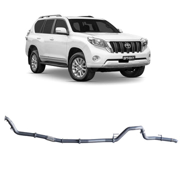 Redback Extreme Duty Exhaust for Toyota Prado 120/150 Series 1KD-FTV (11/2006 - 07/2015) - Brixton 4x4 - Buy Online Now!